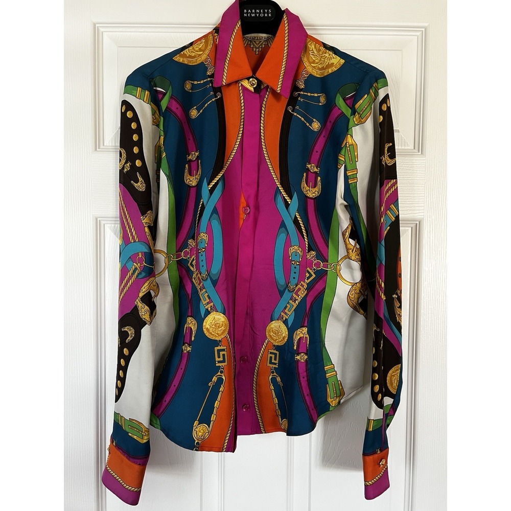 versace button up shirt